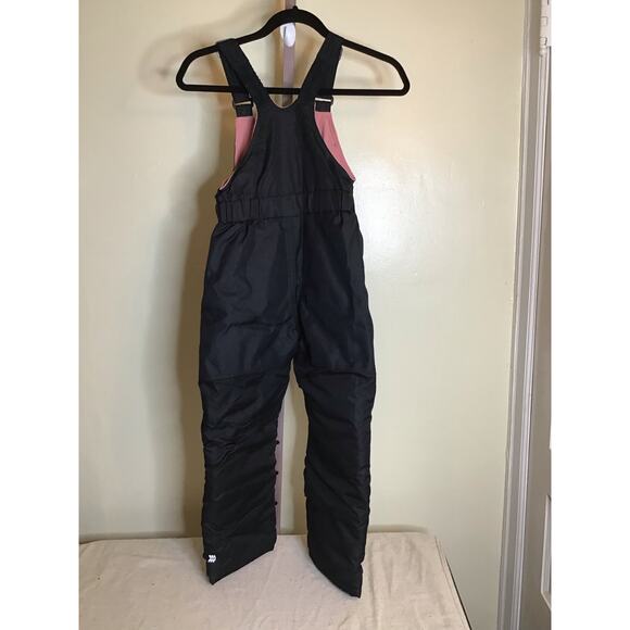 All In Motion Kids bibbed Snow One piece Zip Front Overalls Sz6/6X Black NWT - Picture 4 of 12